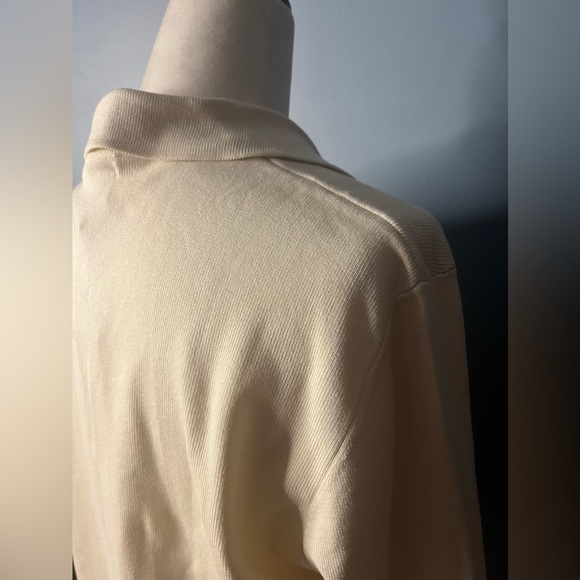 Charter Club Silk Blend Womans Sweater in Cream Color!! - Picture 4 of 11